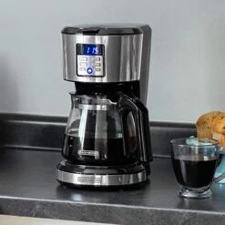 Black & Decker 12-Cup Programmable Coffee Maker, Stainless -KitchenAid Shop 51yq3ZzZJ7L