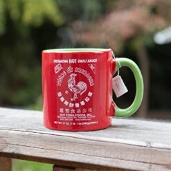 Large Sriracha Hot Sauce Red And Green Ceramic Mug 9 Large Sriracha Hot Sauce Red And Green Ceramic Mug -KitchenAid Shop 51ytGvviXcL
