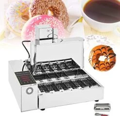 Automatic Donut Maker Machine 6 Rows 9.5L Hopper, Commercial Donuts Making Machine Frying Mini Donuts Maker Adjustable Thickness 304 Stainless Steel,110V -KitchenAid Shop 51z0Iv9YseL. AC
