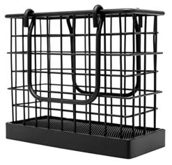 Napkin Holder For Kitchen Table, Upright Napkins Holders For Tables, Rustic Farmhouse Decor, Modern Square Basket Paper Dispenser