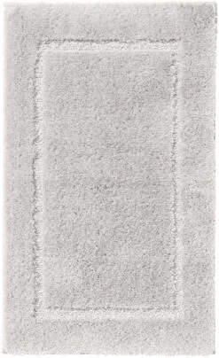BrylaneHome Luxe Rectangular Bath Rug Bath Mat - 24I W 40I L, Spa Blue -KitchenAid Shop 51z6YTN7q2L. AC