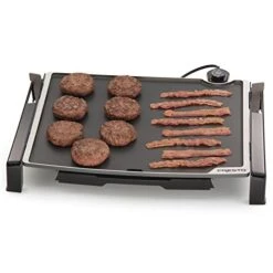 Presto 07073 Electric Tilt-N-fold Griddle, 19", Black & 06852 16-Inch Electric Skillet With Glass Cover -KitchenAid Shop 51zI4jRhSIL