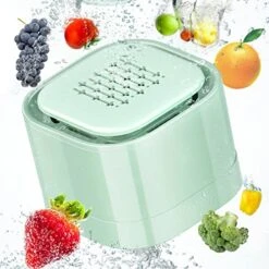 Ruit And Vegetable Washing Machine, Portable Water-Proof Fruit Cleaner, Wireless Fruit And Vegetable Purifier With OH-Ion Purification Technology For Cleaning Vegetable, Fruit, Grain