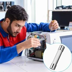 Microwave Fuse 20 Amp Slow Blow Microwave Fuse Ceramic Tube Fuse 250V 20a, 6.35 X 30 Mm, Compatible With GE WB27X10388, Kenmore Slow Blow Microwave Oven Replacement Parts (20 Pieces) -KitchenAid Shop 51zXuZ7bumL