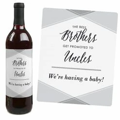 Family Pregnancy Announcement Gift For Women And Men - Wine Bottle Label Stickers - Set Of 4 7 Family Pregnancy Announcement Gift For Women And Men - Wine Bottle Label Stickers - Set Of 4 -KitchenAid Shop 51zZ5tABooL