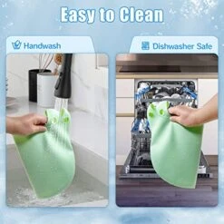 2 Pack Slow Cooker Liners - Reusable Crock Pot Liner Leakproof & Easy Clean Silicone Divider Fit 6-8 Quarts Slow Cooker Oval Or Round Pot -KitchenAid Shop 51zelVvvDKL