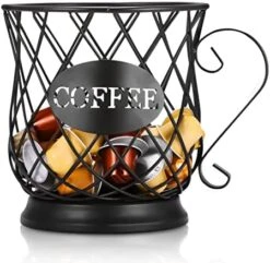 AOZBZ Coffee Pod Holder, Coffee Pod Organizer, Coffee Pod Storage Cup, K Cup Holder Coffee Storage Basket For Home Cafe Hotel (L Size) -KitchenAid Shop 51zh9BHv L. AC
