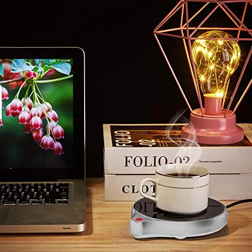 Coffee Mug Warmer And Office Warmer, Electric Beverage Warmer With 5 Temperature Settings, Coffee Warmer For Cocoa Milk Milk, Auto On/Off Gravity-Induction Mug Warmer For Office Desk Use 7 Coffee Mug Warmer And Office Warmer, Electric Beverage Warmer With 5 Temperature Settings, Coffee Warmer For Cocoa Milk Milk, Auto On/Off Gravity-Induction Mug Warmer For Office Desk Use - Image 5