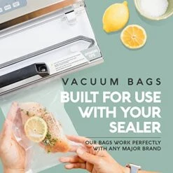 Vacuum Sealer Bags 200 Pint 6x10" Size For Food Saver, Seal A Meal Vac Sealers, BPA Free, Heavy Duty, Meal Prep And Sous Vide Vacume Safe, Universal Designed Food Storage Bag 9 Vacuum Sealer Bags 200 Pint 6x10" Size For Food Saver, Seal A Meal Vac Sealers, BPA Free, Heavy Duty, Meal Prep And Sous Vide Vacume Safe, Universal Designed Food Storage Bag -KitchenAid Shop 51zz1JZLE8L