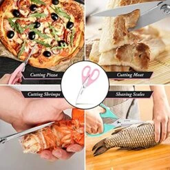 2-Pack Kitchen Scissors Light Blue, Pistachio & 2-Pack Kitchen Scissors Pastel Pink, Soft Purple Bulk -KitchenAid Shop 611JoamHAxL