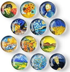 12Pcs Glass Strong Magnetic Refrigerator Magnet Fridge Sticker - Round Life Tree Glass Fridge Decoration, Office Whiteboard Magnet, Cabinet Magnet, Dishwasher Magnet, Cabinet Cute Locker Magnet… -KitchenAid Shop 611ziVRG5KS. AC