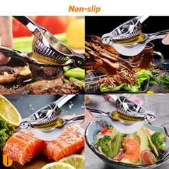 Heavy Duty Stainless Steel 304 Lemon Squeezer Premium Quality Hand Press Juicer Manual Citrus For Juicing Lemon & Limes, Vegetables, 2.3Inch Middle 11 Heavy Duty Stainless Steel 304 Lemon Squeezer Premium Quality Hand Press Juicer Manual Citrus For Juicing Lemon & Limes, Vegetables, 2.3Inch Middle -KitchenAid Shop 612QxSqtS9L