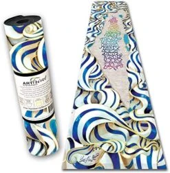 Israel Hatikva ArtTrivet Heat-Resistant Table Runner And Trivet - Fabric Top And Non-Slip Rubber Base (12"x48") -KitchenAid Shop 612ePMpuZ7L. AC