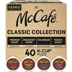é Classic Collection, Single-Serve Coffee Keurig K-Cup Pods, Classic Collection Variety Pack, 40 Count