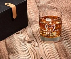 1987 36th Birthday Gifts For Men, Vintage Whiskey Glass 36 Birthday Gifts For Dad, Son, Husband, Brother, Funny 36th Birthday Gift Present Ideas For Him, 36 Year Old Bday Party Decoration -KitchenAid Shop 613cObcQC0L