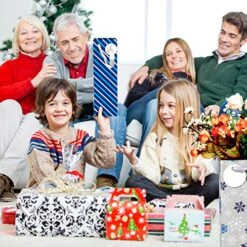 12 Pack Winter Wine Bags Wine Gift Bags With Handle And Tags Blue Snowman Xmas Tree Snowflake Stripe Bottle Bags For Winter Holiday Christmas Party Favor Home Table Decoration, 4 Design -KitchenAid Shop 613rNtuig4L