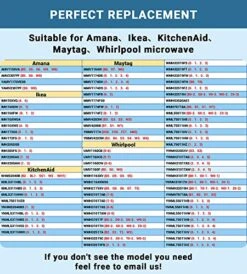 12" Microwave Plate Replacement, Compatible With Whirlpool Glass Turntable Tray, Equivalent To W10337247, W11367904 -KitchenAid Shop 6147gBhaqrL