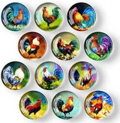 12Pcs Glass Strong Magnetic Refrigerator Magnet Fridge Sticker - Round Life Tree Glass Fridge Decoration, Office Whiteboard Magnet, Cabinet Magnet, Dishwasher Magnet, Cabinet Cute Locker Magnet… -KitchenAid Shop 614KhOgq9ZS. AC