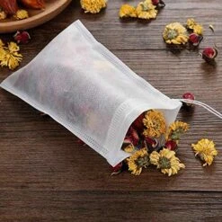 100 Pack Disposable Tea Filter Bags Tea Infusers 4" X 6" Empty Muslin Drawstring Seal Filter Tea Bags Drawstring Herb Loose Tea Bag For Brew Tea Cold Brew Coffee(4" X 6" /10 X 15cm) 15 100 Pack Disposable Tea Filter Bags Tea Infusers 4" X 6" Empty Muslin Drawstring Seal Filter Tea Bags Drawstring Herb Loose Tea Bag For Brew Tea Cold Brew Coffee(4" X 6" /10 X 15cm) -KitchenAid Shop 615BBtF7acL