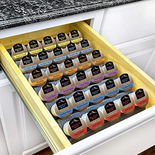 LYNK PROFESSIONAL® Slide Out Coffee Pod Holder Organizer Upper Kitchen Cabinet And Coffee Bar Pull Out Rack, Compatible With Keurig K-Cup - Lifetime Limited Warranty - Chrome 8 LYNK PROFESSIONAL® Slide Out Coffee Pod Holder Organizer Upper Kitchen Cabinet And Coffee Bar Pull Out Rack, Compatible With Keurig K-Cup - Lifetime Limited Warranty - Chrome - Image 6