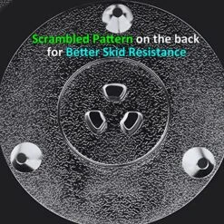 Jolaxy 12.4" Microwave Turntable Plate, 12 3/8" Glass Cooking Tray W/a Glove, 12.4-inch Turntable Replacement For Panasonic Emerson Frigidaire Oster Toshiba GE, Turntable Diameter 12.4 Inch (31.5 Cm) 10 Jolaxy 12.4" Microwave Turntable Plate, 12 3/8" Glass Cooking Tray W/a Glove, 12.4-inch Turntable Replacement For Panasonic Emerson Frigidaire Oster Toshiba GE, Turntable Diameter 12.4 Inch (31.5 Cm) -KitchenAid Shop 6165xPSVhEL