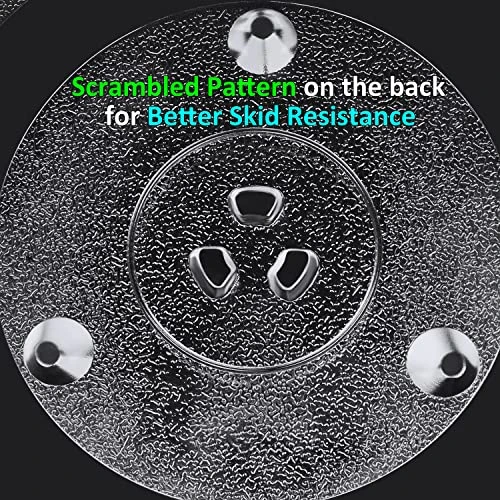 Jolaxy 12.4" Microwave Turntable Plate, 12 3/8" Glass Cooking Tray W/a Glove, 12.4-inch Turntable Replacement For Panasonic Emerson Frigidaire Oster Toshiba GE, Turntable Diameter 12.4 Inch (31.5 Cm) 6 Jolaxy 12.4" Microwave Turntable Plate, 12 3/8" Glass Cooking Tray W/a Glove, 12.4-inch Turntable Replacement For Panasonic Emerson Frigidaire Oster Toshiba GE, Turntable Diameter 12.4 Inch (31.5 Cm) - Image 4