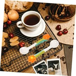 2pcs Spoon Ceramic Spoon Coffee Accesories Espresso Spoons Food Spoons Porcelain Mixing Spoon Honey Spoons Portable Rice Spoon Mixing Supply Compact Coffee Spoon Three-dimensional -KitchenAid Shop 616a31x6kfL