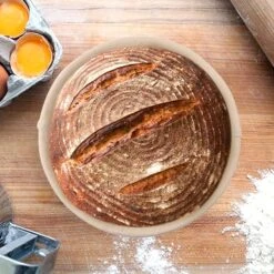 Bread Proofing Baskets Set Of 2 8.5 Inch Round Dough Proofing Bowls W/Liners Perfect For Home Sourdough Bakers Baking 11 Bread Proofing Baskets Set Of 2 8.5 Inch Round Dough Proofing Bowls W/Liners Perfect For Home Sourdough Bakers Baking -KitchenAid Shop 619OrB0e8cL