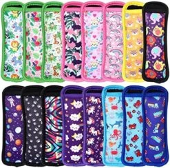 Ice Cream Bar Insulator Sleeves Reusable Freezer Pop Holders Antifreezing Sleeves Ice Cream Bar Holder Bags Multi Pattern Ice Cream Bar Bag For Kids (Cute Pattern,16 Pieces) 19 Ice Cream Bar Insulator Sleeves Reusable Freezer Pop Holders Antifreezing Sleeves Ice Cream Bar Holder Bags Multi Pattern Ice Cream Bar Bag For Kids (Cute Pattern,16 Pieces) -KitchenAid Shop 61C6iE8hkvL. AC