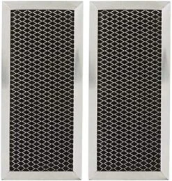 Microwave Filter Replacement For GE JX81H WB02X10956 8.67" X 3.95" Microwave Charcoal Filter Fit's Samsung Carbon Filter (2-Pack)