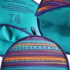 Tortilla Warmer 12 Inch Insulated Cloth Food Warmer - Microwavable Fabric Pouch To Keep Tortillas Soft And Warm For Up To 1 Hour - Tortilla Heater Microwave Tortilla Warmer Pouch -KitchenAid Shop 61Dovhu5WcL