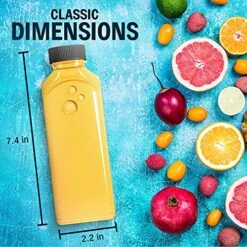 - 140 Pack 16 Oz Plastic Bottles With Caps - Perfect For Your Water, Juice Or Smoothie - 16oz Clear PET Plastic Containers With Lids - Small Disposable Liquids & Juicing Container -KitchenAid Shop 61ElHdxVfPL