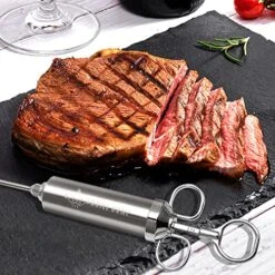 Grill Bump Meat Injector Syringe Kit For Smoker With 3 Flavor Food Injector Syringe Meat Needles, Injection Marinades Brine For Meat, Turkey; 2-oz, Including Paper And E-Book (PDF) User Manual 11 Grill Bump Meat Injector Syringe Kit For Smoker With 3 Flavor Food Injector Syringe Meat Needles, Injection Marinades Brine For Meat, Turkey; 2-oz, Including Paper And E-Book (PDF) User Manual -KitchenAid Shop 61FsXUZZD7L