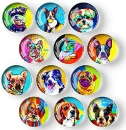 12Pcs Glass Strong Magnetic Refrigerator Magnet Fridge Sticker - Round Life Tree Glass Fridge Decoration, Office Whiteboard Magnet, Cabinet Magnet, Dishwasher Magnet, Cabinet Cute Locker Magnet… -KitchenAid Shop 61GWJnUsS6S. AC