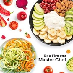 Spiralizer Attachment Compatible With KitchenAid Stand Mixer, Comes With Peel, Core And Slice, Vegetable Slicer(Not KitchAid Brand Spiralizer) (5 Blades) -KitchenAid Shop 61HEguc7UhS