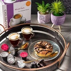 Espresso Machine For Nespresso Compatible Capsule, Single Serve Coffee Maker Programmable Buttons For Espresso Pods, Premium Italian 19 Bar High Pressure Pump 27oz 1400W (White) -KitchenAid Shop 61HsGPkvmxL