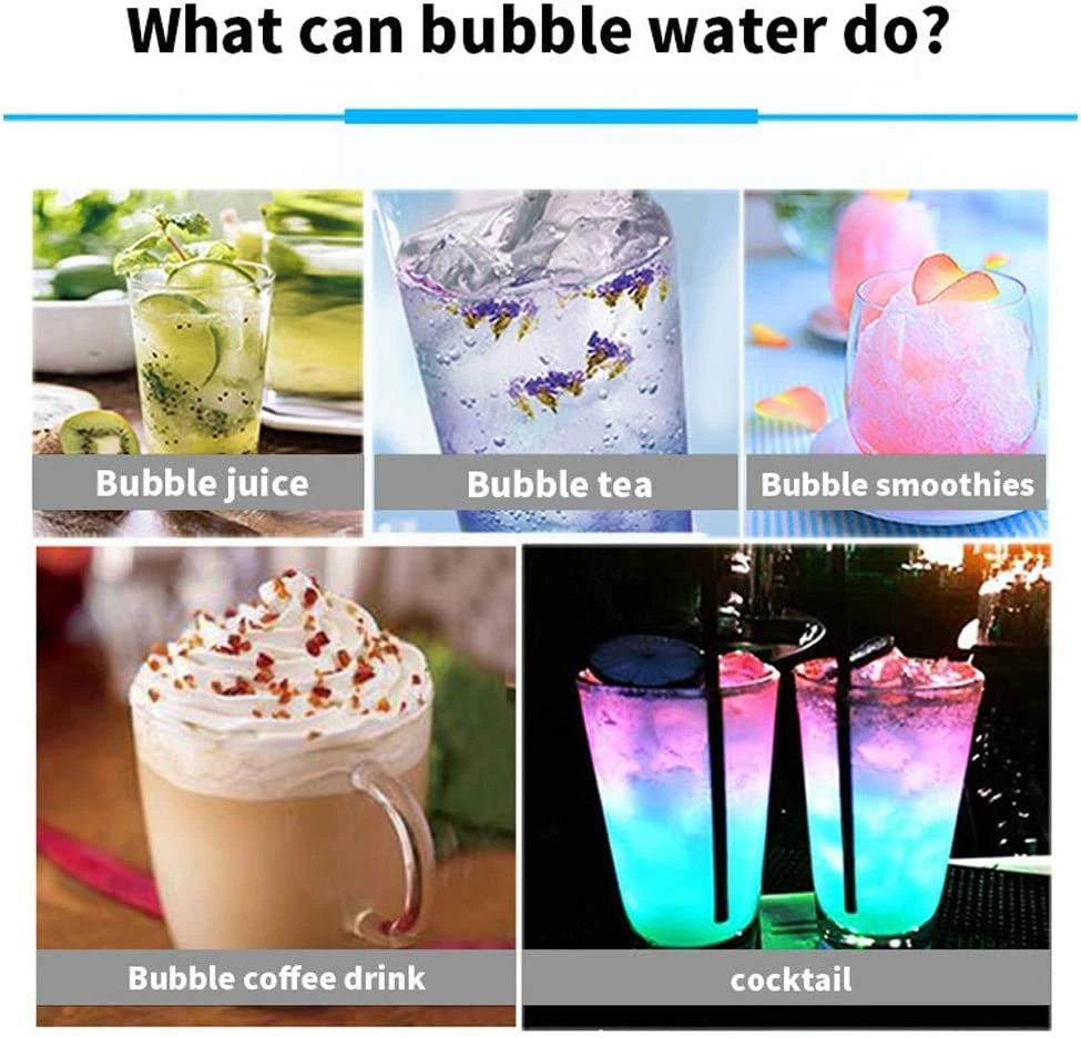 GENERIC Soda Water Machine, 1000ML Portable Soda Siphon Maker, Home DIY Bubble Water Maker Homemade Carbonated Beverage, Seltzer Bottle Bar Club Creative Bartender 5 GENERIC Soda Water Machine, 1000ML Portable Soda Siphon Maker, Home DIY Bubble Water Maker Homemade Carbonated Beverage, Seltzer Bottle Bar Club Creative Bartender - Image 3