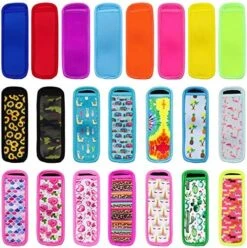 15 Pieces Reusable Popsicle Holders Popsicle Bags Freezer Ice Pop Sleeves Antifreezing Ice Pop Holders, White Fish Style -KitchenAid Shop 61J9ZK0 UsL. AC