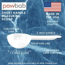1 Tablespoon Measure Spoon Short Handle Scoops For Canisters By Powbab. Made In USA. Dual Use Powder Measure For 1 Teaspoon To 1 Tablespoon Scoop. Protein, Spices, Coffee Scoop. BPA Free (10 Count) -KitchenAid Shop 61KeoTwtLoL