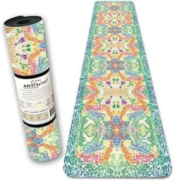 Israel Hatikva ArtTrivet Heat-Resistant Table Runner And Trivet - Fabric Top And Non-Slip Rubber Base (12"x48") -KitchenAid Shop 61Kgmxvx6iL. AC