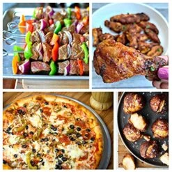 Square Air Fryer Accessories 12 Pcs With Recipe Cookbook Compatible With Philips Air Fryer, COSORI -KitchenAid Shop 61Kshz33abL