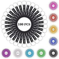 100pcs Personalized Custom Bottle Opener Keychain Bulk For Men Women,Customized Metal Can Beer Bottle Opener Wedding Party Favors,Engraved With Logo,Text