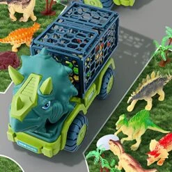 CANAFA Extra Large Dinosaur Kids Dinosaur Toy Truck Set Includes Small Dinosaur Mini Dinosaur Figure Educational Gift For Boys And Girls Fridge Magnets For 1 Year Old Boy -KitchenAid Shop 61M4peQ2JwL