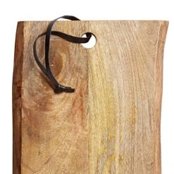 Kitchen Craft MasterClass Large Rustic Mango Wood Chopping/Serving Board, 23 X 50 Cm (9" X 19.5") -KitchenAid Shop 61MBsxN1WcL