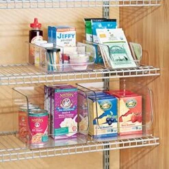 IDesign Linus Spice Packet Organizer Bin For Kitchen Pantry, Cabinet, Countertops - Clear Large 17 IDesign Linus Spice Packet Organizer Bin For Kitchen Pantry, Cabinet, Countertops - Clear Large -KitchenAid Shop 61MNG1nvdkL