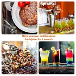 Lemon Squeezer Stainless Steel 304 Citrus Squeezer With Solid Handle Heavy Duty Lime Juice For Juicing Oranges, Pomegranate, Lemons & Limes(Large) -KitchenAid Shop 61T201EeL9L