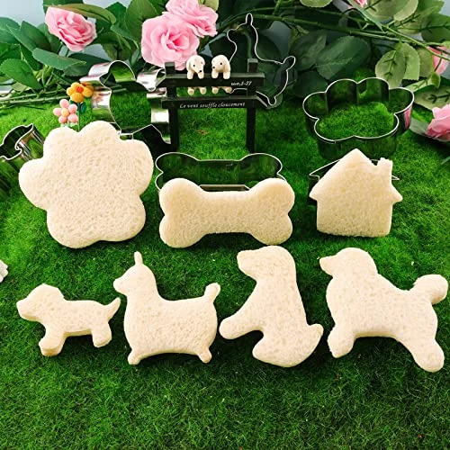 Dog Treats Cutters Set 11 Pieces,5 Dog Bone 3 Footprint 2 Dogs 1House Dog Cookie Cutter Sets Different Sizes Mini Small Medium Big Cut Out For Homemade Treats And Baking 7 Dog Treats Cutters Set 11 Pieces,5 Dog Bone 3 Footprint 2 Dogs 1House Dog Cookie Cutter Sets Different Sizes Mini Small Medium Big Cut Out For Homemade Treats And Baking - Image 5