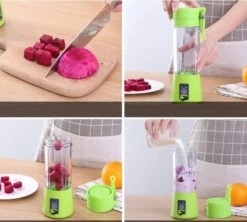 Juicer Smoothie Makers Modern, Portable Mini Juicers Modern, And Easy To Use Multifunctional Personal Juicer Machines With USB Rechargeable, For, Travel, Office, Gym (Color : E, Size : 4knife) -KitchenAid Shop 61XkW9F0FrL