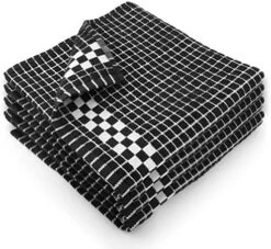 Classic Dark Kitchen Dish Towels With Hanging Loop - Heavy Duty Absorbent Dish Clothes - European Made 100% Cotton Tea Towels - Set Of 4, Red -KitchenAid Shop 61ahICbjJFL. AC