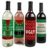 Big Dot Of Happiness Ugly Sweater - Holiday And Christmas Wine Bottle Label Stickers - Set Of 4 -KitchenAid Shop 61huLM28AxL